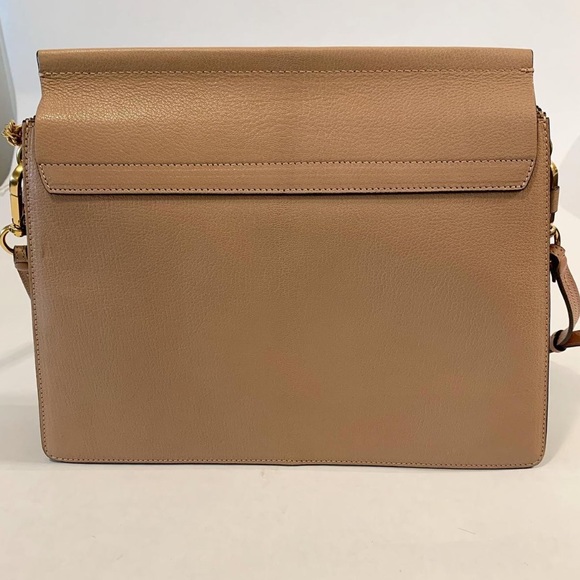 Chloè Faye Tote Bag Grainy Biscotti Beige - Picture 3 of 11